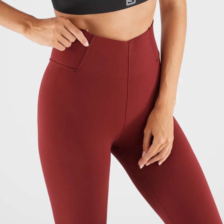 Salomon Cross Multi 28'' Women's Running Tights Red | CA 27R60